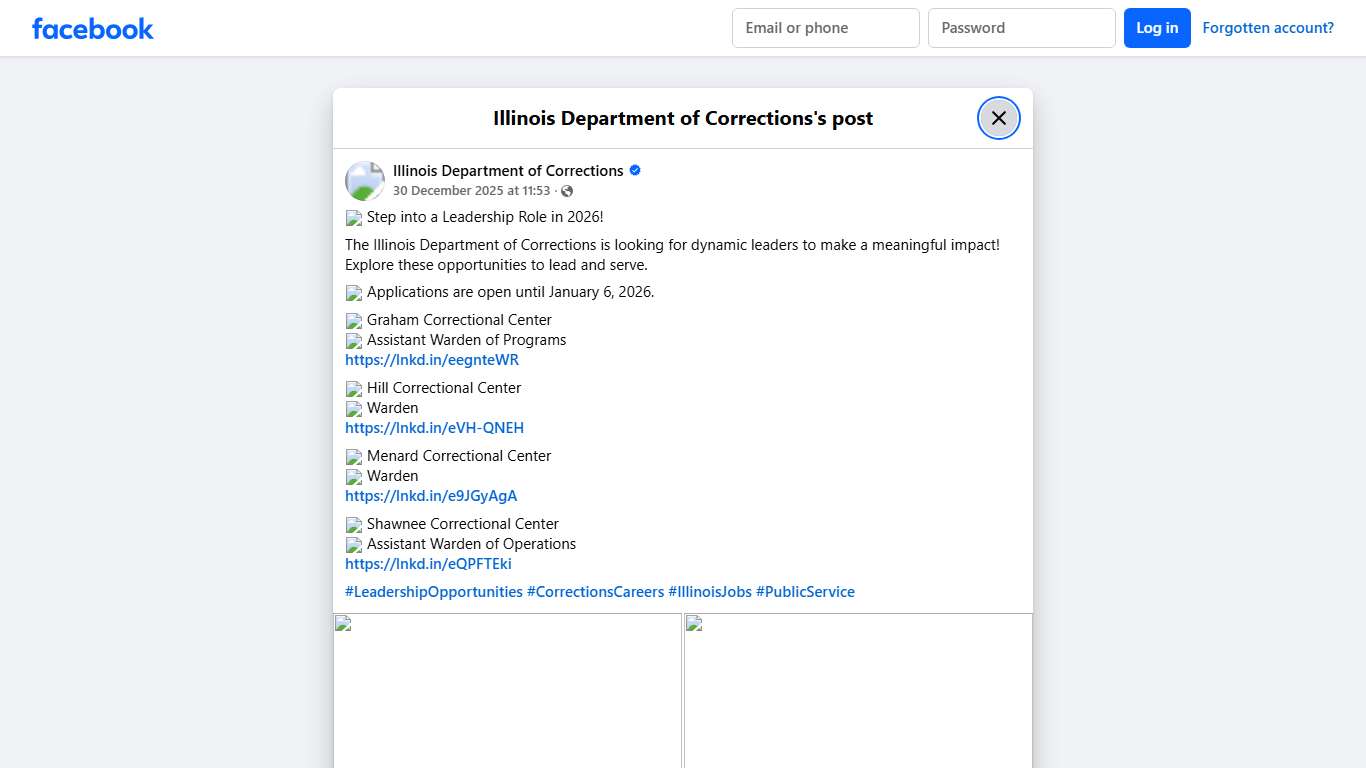 🚨 Step into a... - Illinois Department of Corrections Facebook